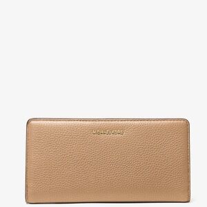 Michael Kors Beige Leather Wallet